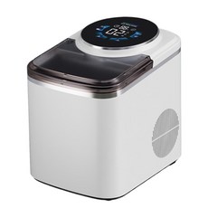家用小型製冰機 12-15分鐘快速製冰 16kg/24H, 白色