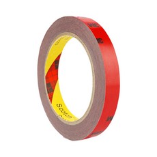 普特汽車精品 不殘膠強力泡棉雙面膠 5-20mm 汽車雙面膠 耐高溫 車用膠帶, 1個, 15mm