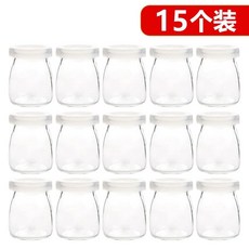 내열 푸딩컵 요거트컵 디저트 푸딩 120개 유리 100ml 푸딩용기, C. 15개