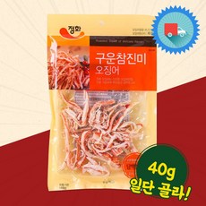 정화식품 구운참진미 오징어, 40g, 4개