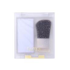 엑셀 드레이프드 시머글로우 DS04 스노우글로우 하이라이트 투명감 블러셔 입체감 광택 라메 브러시 포함 미용액 성분 스쿠알란 호호바 씨앗 오일, 1개, 상세페이지 참조