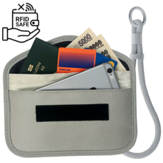 여행 필수 슬림 & 넉넉 RFID차단 안티스키밍 여권 파우치 + 스트랩