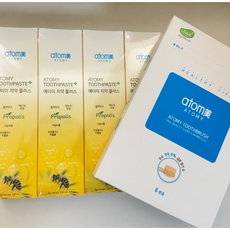 애터미 치약 200g x 5p + 칫솔 랜덤 발송 8p, 1세트