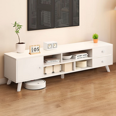 오아루 티비다이 서랍 도어 거실장, 화이트