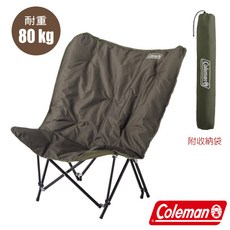 Coleman 戶外露營折疊椅 附收納袋 攜帶方便, 1個