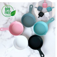 국내생산 바른리빙 손잡이앞접시 캠핑용 낚시 라면 접시 그릇 4P, 블랙4개, 4개