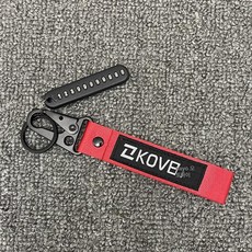 바인딩 스트랩 나사 조절벨트 발목 다카인 고정 와셔 원사이즈, 1개, 레드 키링 번호판 포함 A