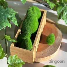 가짜 이끼 돌 세트 10입 구슬이끼