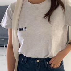 투니스 여성 라운드넥 프린팅 루즈핏 반소매 티셔츠