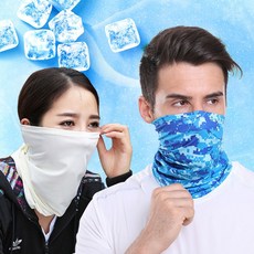 여름 넥워머 마스크 햇빛가리개 자전거용 목토시, 핑크