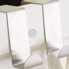 문걸이 도어행거 모자걸이 도어옷걸이 싱크대수건걸이 문걸이행거, 스틸도어걸이2P
