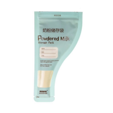 台灣24H速發 C1 奶粉儲存袋 一次性奶粉分裝袋 攜帶式奶粉袋 奶粉隨行袋 拋棄式奶粉袋 外出必備, 1個, 1張