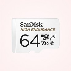 샌디스크 마이크로 SD 카드 QQNR High Endurance, 64GB, 1개