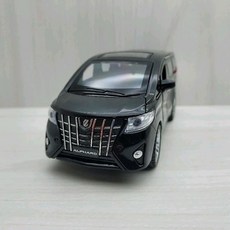 宅米吉 1:32 豐田埃爾法 TOYOTA ALPHARD 商務版 黑色合金模型車 聲光車, 1個