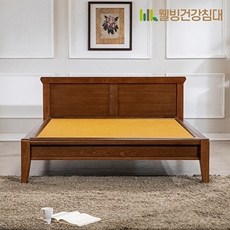 웰빙건강침대 [웰빙건강침대] 둔치 퀸 황토흙판 흙침대 Q, 네츄럴
