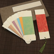 復古風書籤卡片 繪畫書法空白紙 創意文藝流蘇書籤, 書籤鎏金款10張 包, 1個