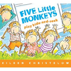 다섯 마리의 작은 원숭이 숨바꼭질 보드북 다섯 마리의 작은 원숭이 이야기, 다섯 마리의 작은 원숭이, 숨바꼭질 보드북 다섯 마리의