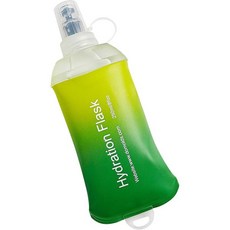 와일드리드 250ml 소프트 플라스크 TPU 접이식 부드러운 물병 수분 공급 팩 러닝 조끼 하이킹 자전거 등반용 1개 핑크에서 블루로 3190383, 250ml 노랑에서 초록