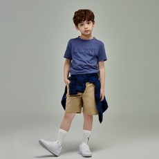 [라코스테 공식] 남아 키즈 레터링 반팔 티셔츠 TJ8438-55G I1M