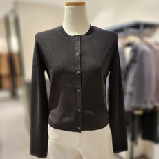 [백화점 정품] 시스티나 골지 라운드 크롭 가디건 ASKCDQ11040, 55, 라이트그린