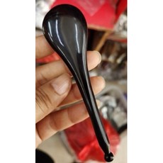 天龍紡 黑牛角刮痧板（加厚）- 心形刮痧板, 黑牛角圓頭撥筋棒,不加購商品, 1個