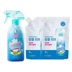 온더바디 코튼풋 발을씻자 풋샴푸 쿨링 510ml+쿨링 리필 500ml 2개, 510ml, 1개, 개입
