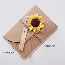 청첩장 생일 인사말 감사 초대장 빈 말린 미니 결혼식 꽃 파티 참고 카드 10Pcs, 10PCS flower A
