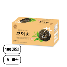 우리차 보이차, 600mg, 100개입, 9개