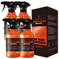 무로 카바이 고농축 휠 크리너 철분제거제, 510ml, 4개