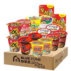 OTTOGI 不倒翁 杯麵 9種組(美味泡麵 2入+便當泡麵 2入+辣牛肉湯泡麵碗麵 2入+一品海鮮泡麵 2入+辛拉麵 2入+, 18個