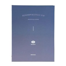 Memory Recycle Bin 3吋相冊本 小卡收納冊 160張, 灰藍色