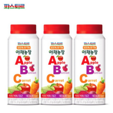파스퇴르 100%유기농 야채농장 ABC주스190ml (냉장보관), 190ml, 30개