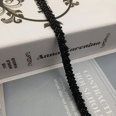 Deepeel 비즈 레이스 원단 트림 리본 의류 장식 프린지 웨딩 드레스 DIY 바느질 액세서리 2 5 야드 7mm, 10, 1개