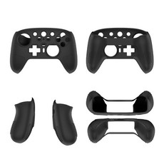 8Bitdo Ultimate 2 무선 컨트롤러 용 보호 케이스 스킨 소프트 실리콘 커버 충격 방지, black, 1개