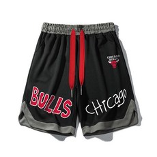 籃球短褲新款潮男士夏季薄款透氣速乾美式運動褲寬鬆五分褲子潮流
