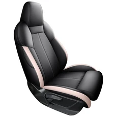 스즈키 스위프트 이그니스 SX4 그랜드 에스쿠도 키자시 비타라 알리비오 S-크로스 자동차 시트 커버 맞춤, 01 인조 가죽, 01 사계절, 05 1PC-Black Pink