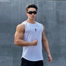 無袖背心男速乾運動修身短袖T卹潮牌ins健身衣服加大碼籃球訓練衣