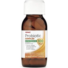 GNC 프로바이오틱 컴플렉스 1000억 CFU 베지테리안 캡슐, 1개, 20정