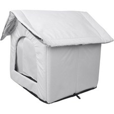 보호용 고양이 울타리 쉼터 둥지 냉기 차단 소재 안전 야외 겨울 유기묘용 집, 4