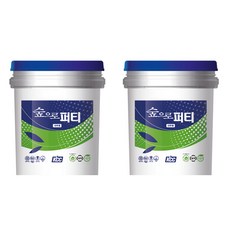 kcc 친환경 수성퍼티 숲으로퍼티 내부용 25kg 백색, 2개