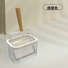 VANLUEE 貓砂鏟底座 不鏽鋼 細孔 收納置物, 1個, 如图所示(5284)