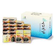 수라애김 선물세트-행복1호(도시락김24봉) 천일염사용, 1