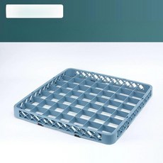 업소용 식기세척기 랙 수납 컵 유리잔 접시 세척 건조 플라스틱 정리함, 49칸 확장형 두꺼운 체크, 1개