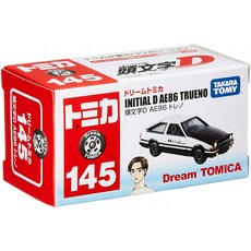 TOMY Dream Tomica 頭文字D AE86 Trueno 模型車，經典重現，動漫迷必備, 1個