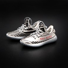 迷你350V2椰子運動鞋模型 球鞋模型擺件 3D立體運動鞋模型 ins潮品, 16.新灰橙, 1個