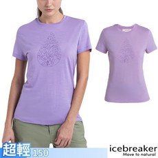 【Icebreaker】健行小徑-送》女 圓領短袖羊毛排汗衣-150 Tech Lite III T恤_IB0A56YJ