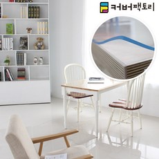 커버팩토리 투명 데스크매트 책상 매트 패드 3mm, 에코투명매트 3mm, 08. 100cmX10cm