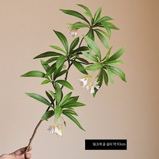 생화같은조화 인테리어조화 실내장식 고급 인조나무화분 실내조경 플랜테리어 꽃장식 조화화분 나무화분 인조식물, 1개, 물돌고사리 가지 1개