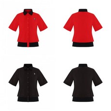 까스텔바작 여성 골프 조끼 베스트 스트레치 심플 필드룩 반팔 카라 점퍼BGDFVT502DGDGDH5584893