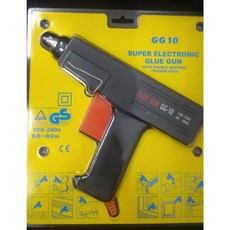 台製 GG-10 熱熔膠槍 60-80W - 快速預熱 多電壓適用 (110V-220V) DIY 修補手作必備, 1個